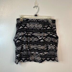 Material Girl Black and gray skirt